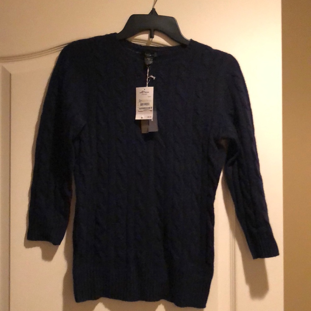 NWT. Navy blue sweater